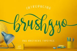 brushgyo typeface