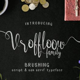 Vroffloow family Typeface
