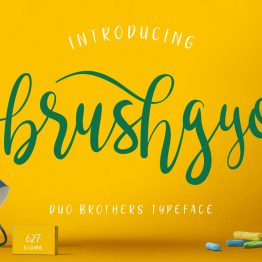 brushgyo typeface