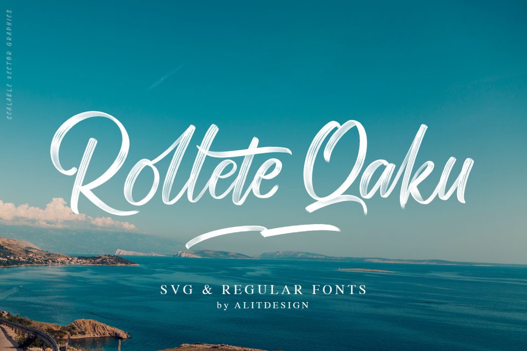 Rollete Qaku SVG fonts