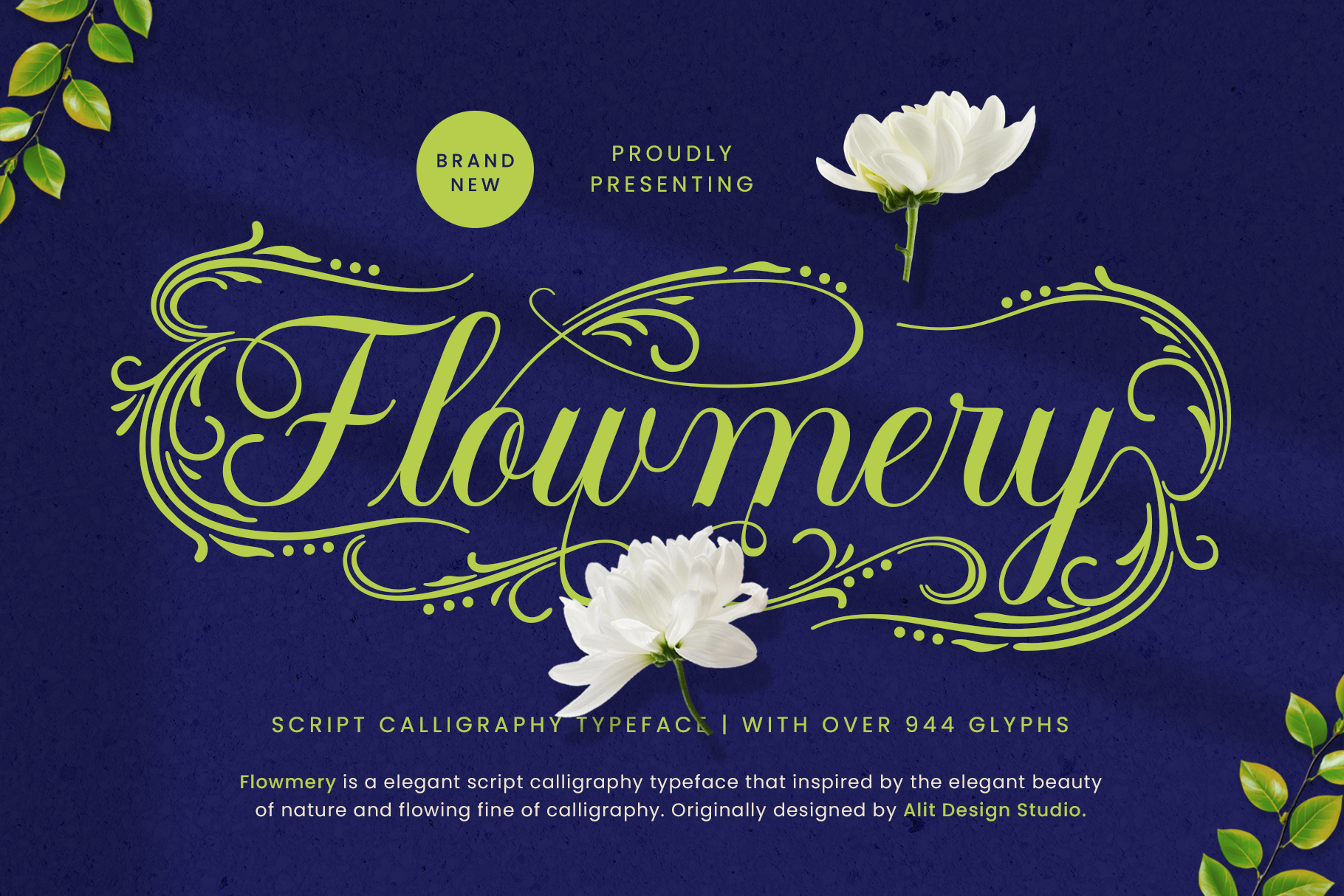 Flowmery Typeface